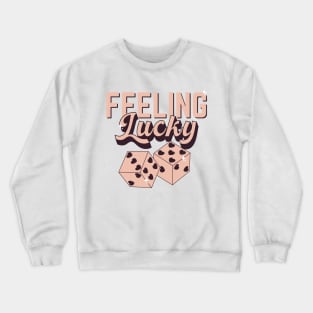 Feeling Lucky Retro Valentine Crewneck Sweatshirt